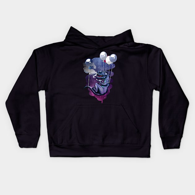 TIREK ON THE SPACE Kids Hoodie by Wagum Std